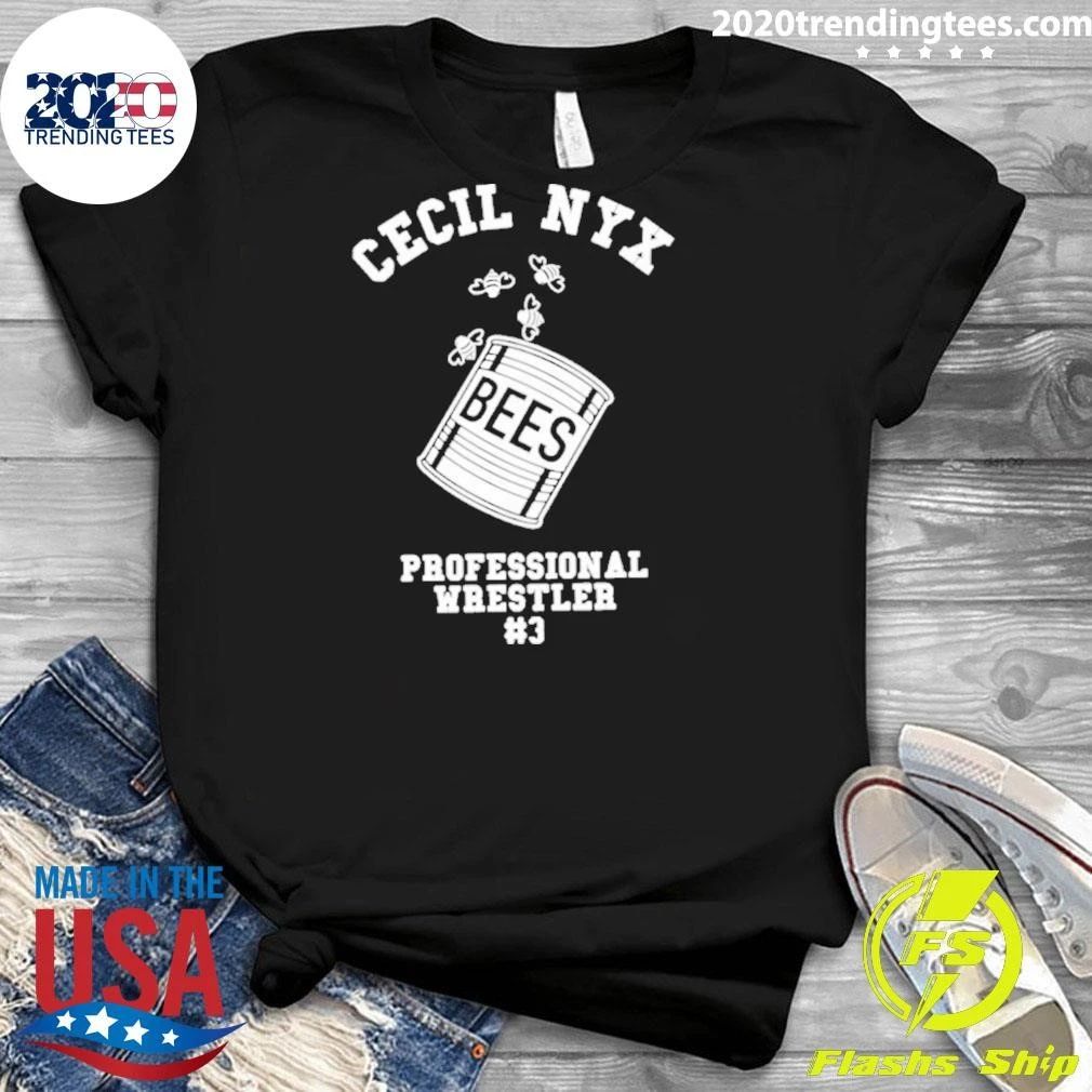 Cecil Nyx Bees Professional Wrestler Shirt