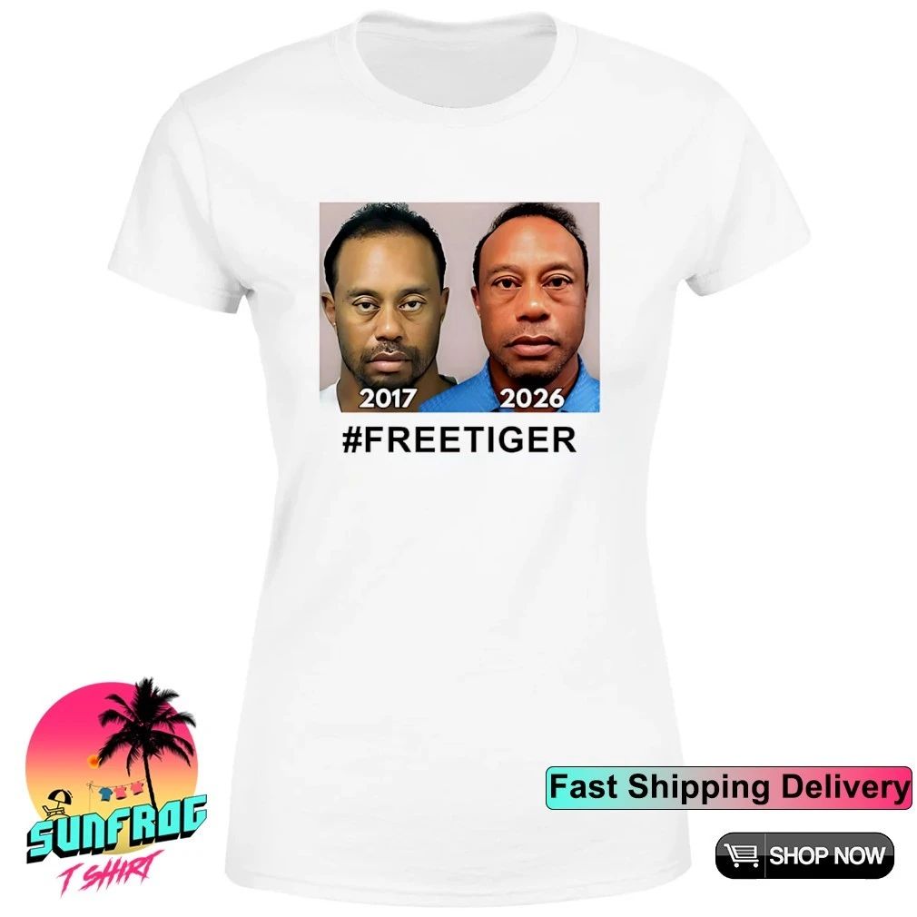 Tiger Woods Mugshot 2017 2026 American Shirt