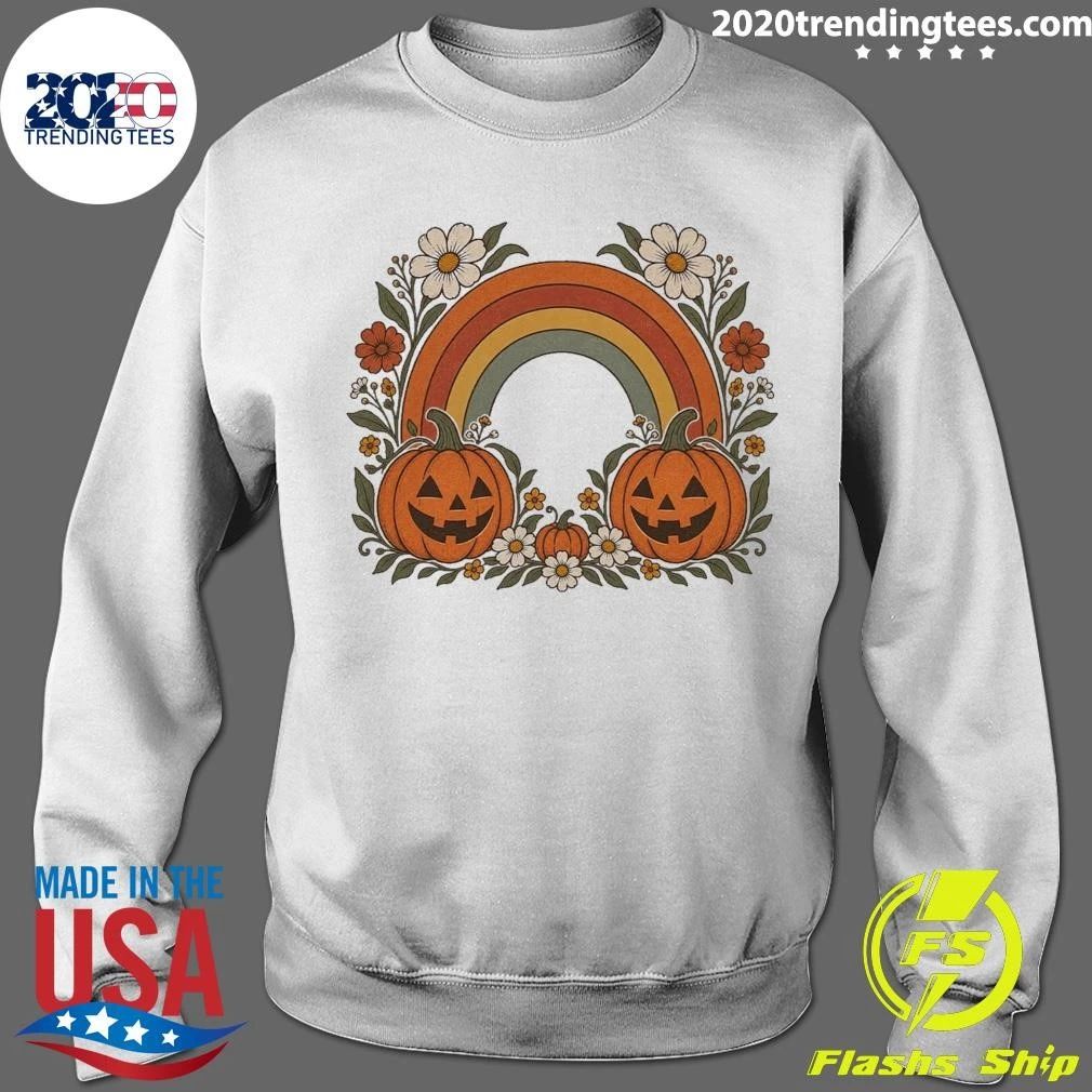Pumpkin Rainbow Halloween Shirt