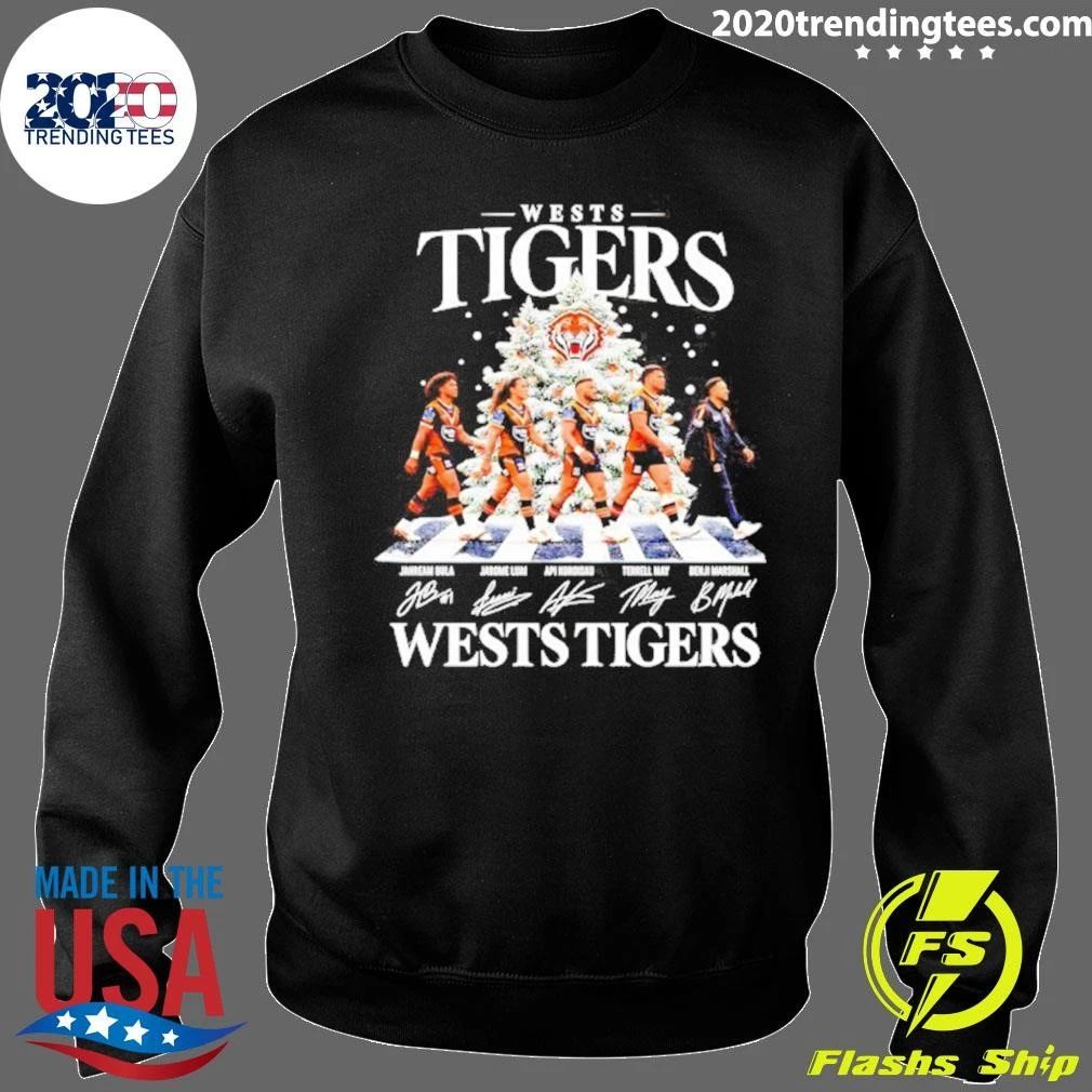 Wests Tigers Nrl 2026 Christmas Players And Signatures Shirt