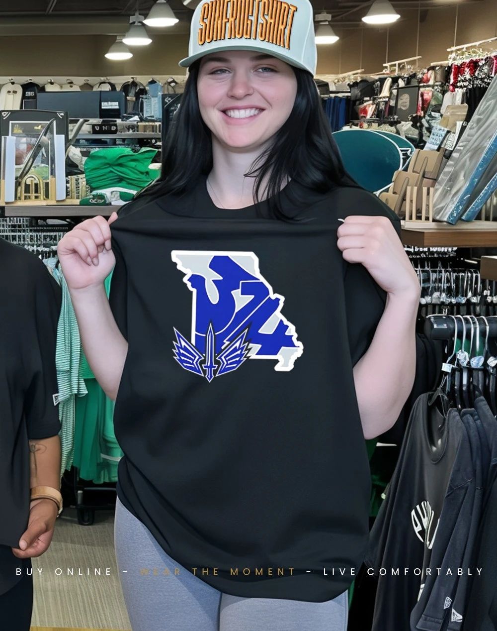 St. Louis Battlehawks Area Code Silhouette shirt