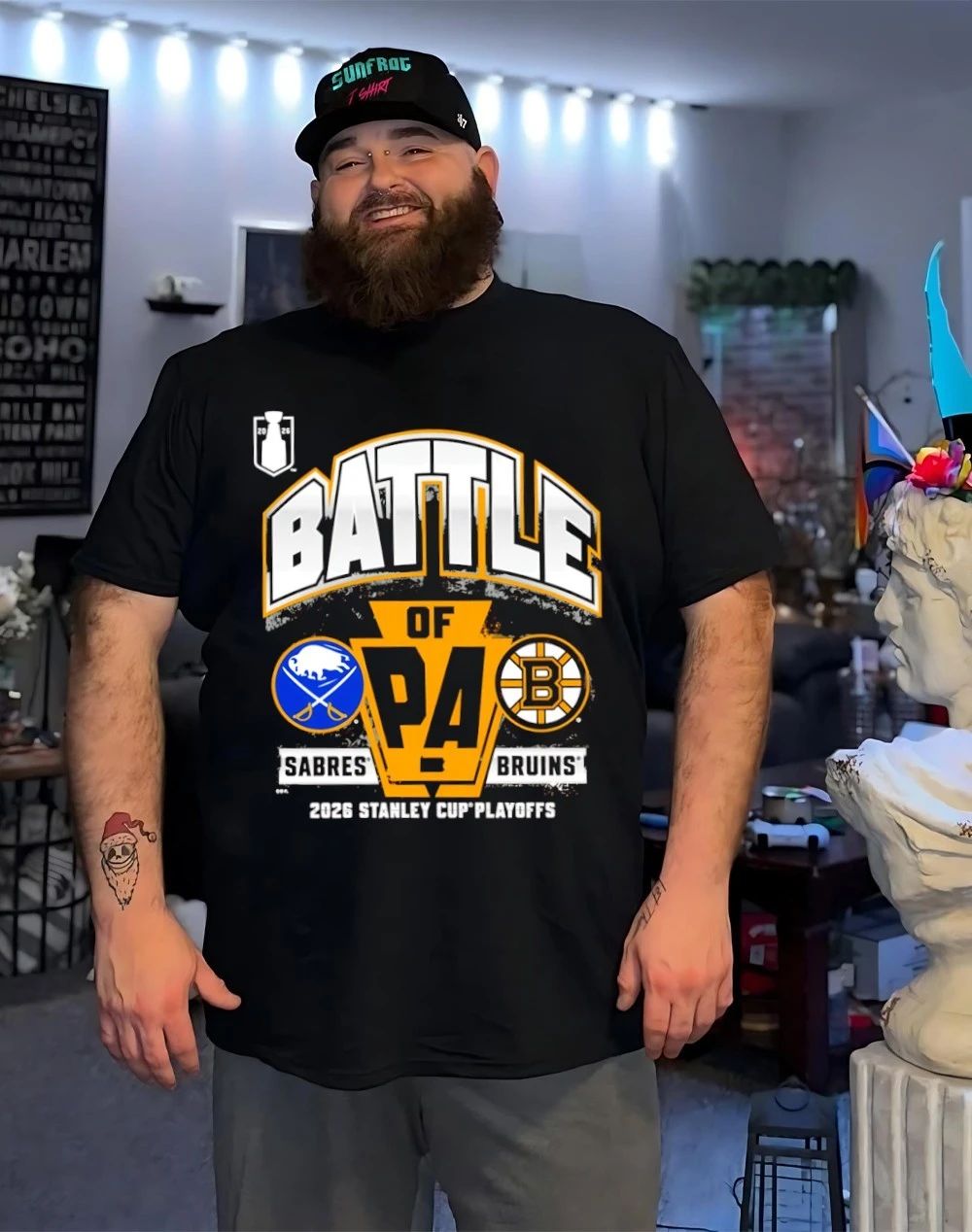 Buffalo Sabres vs Boston Bruins NHL 2026 Stanley Cup battle shirt