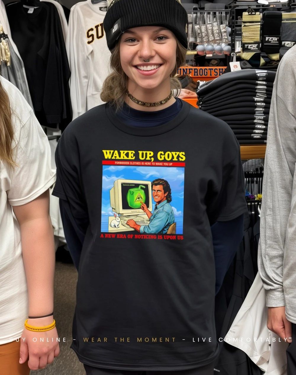 Mel Wake Up Goys a new era of notcing is upon us shirt