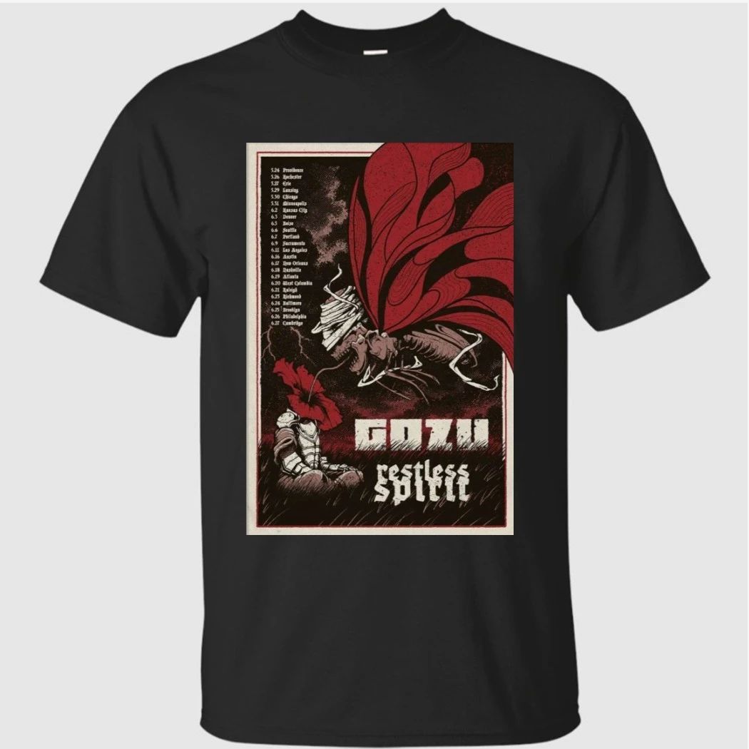 Gozu & Restless Spirit Tour May – June 2026 Poster Shirt
