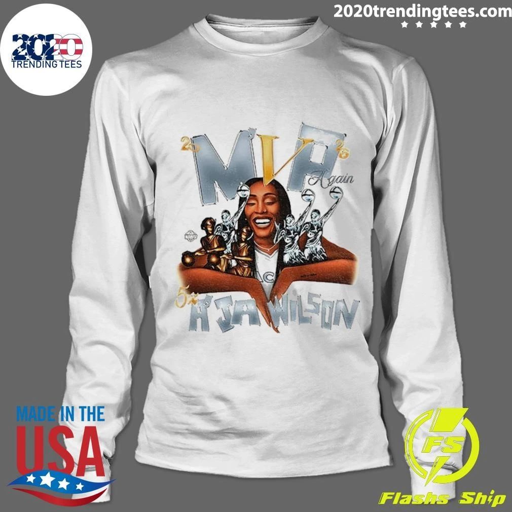 A’ja Wilson Las Vegas 5x Mvp Again 25-26 Shirt