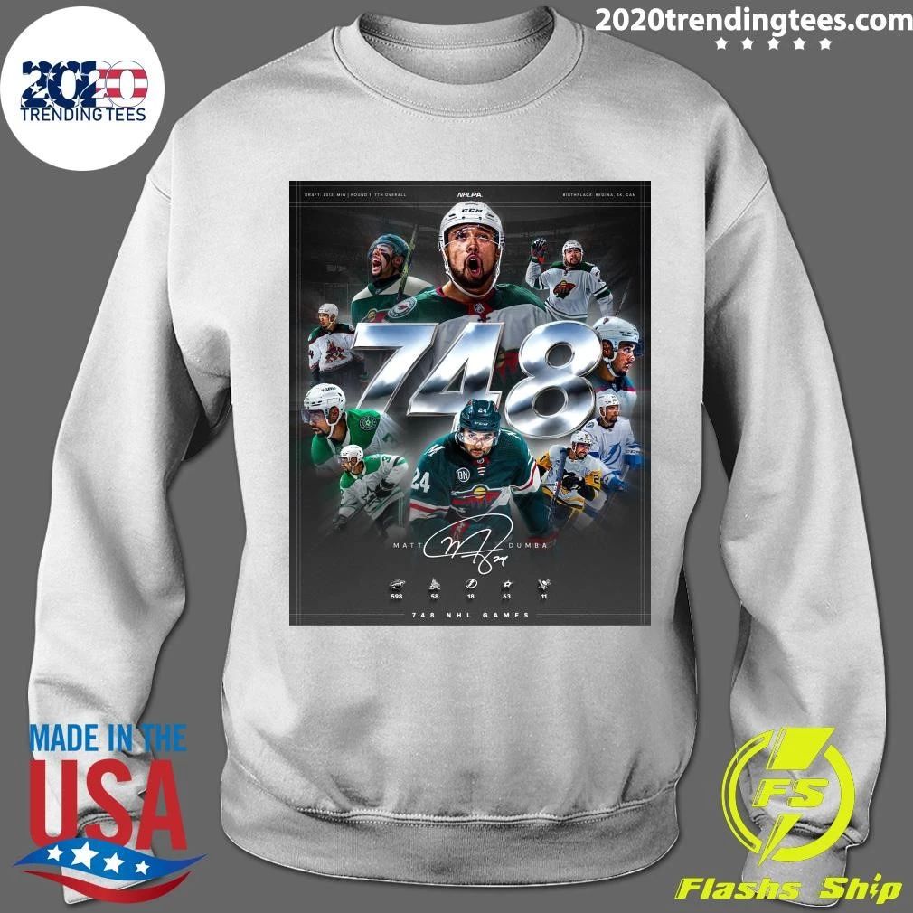 Matt Dumba Is Officially Hanging Up His Skates After 748 NHL Career Games Shirt
