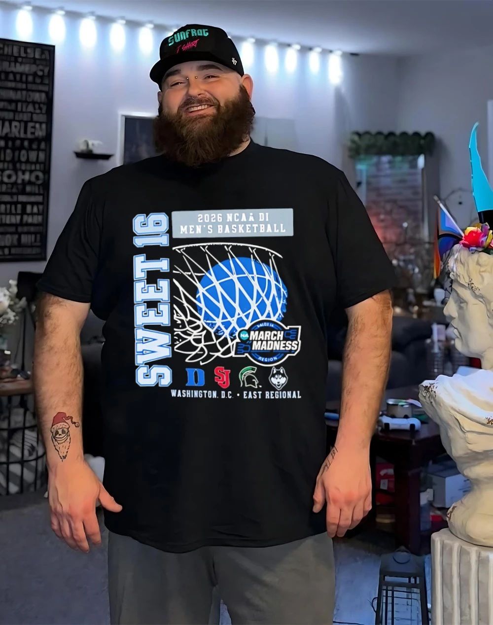 2026 NCAA DI Men’s Basketball Sweet 16 March Madness East Regional Washington DC shirt