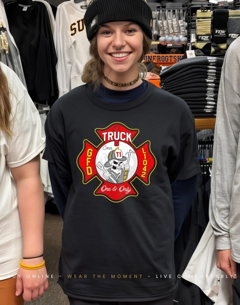 Greenwich Fire Dept Truck 1 Club one and only shirt