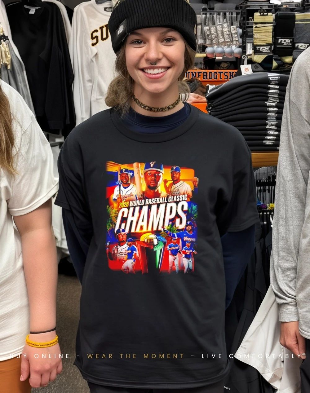 Venezuela baseball 2026 WBC Champion player collage shirt