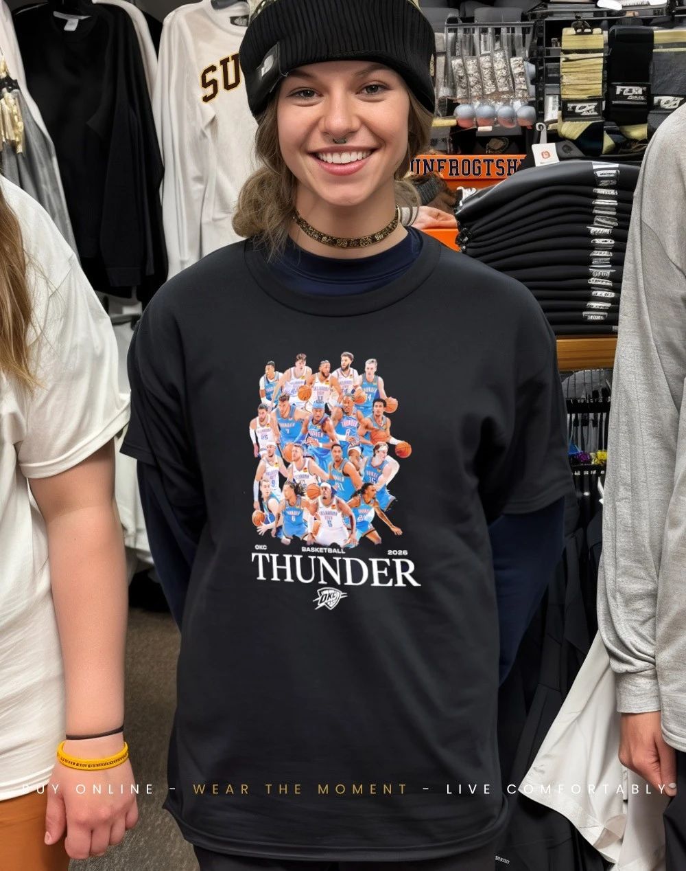 OKC Thunder 2026 Playoffs Roster all team shirt