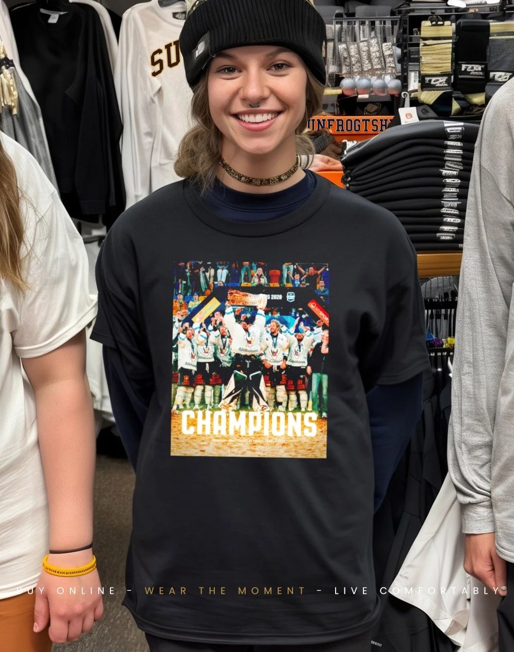 Fribourg-Gottéron 2026 Champions poster shirt