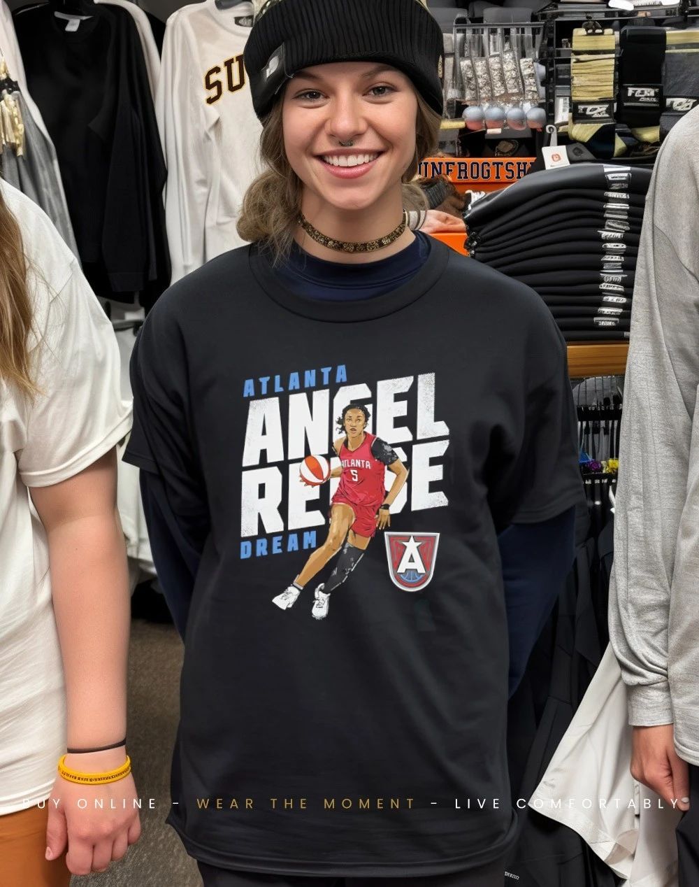 Angel Reese WNBA Atlanta Dream Slant shirt