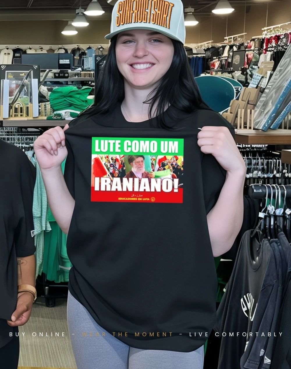 Fight like an Iranian photo shirt
