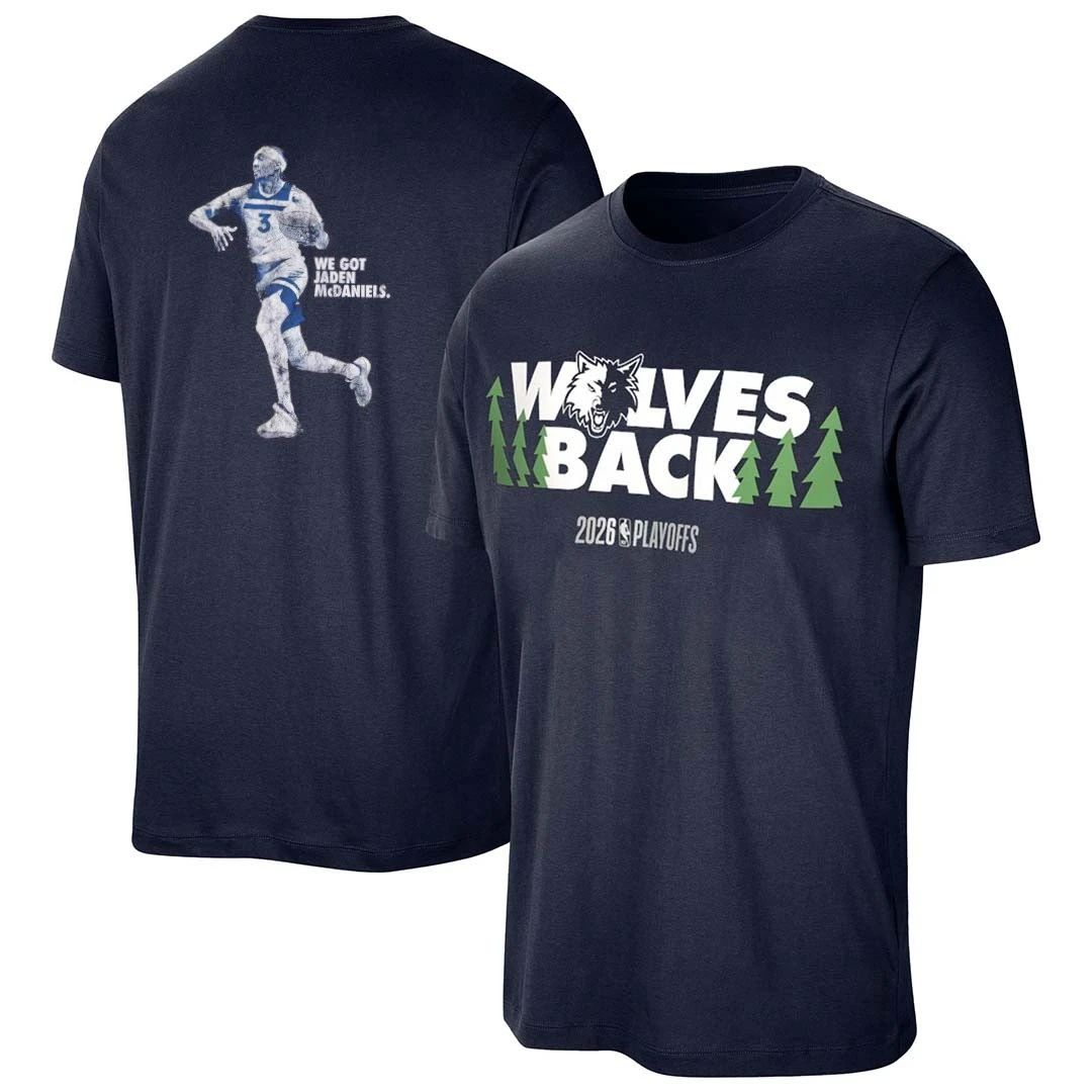 Minnesota Timberwolves but we got Jaden McDaniels Front and Back shirt
