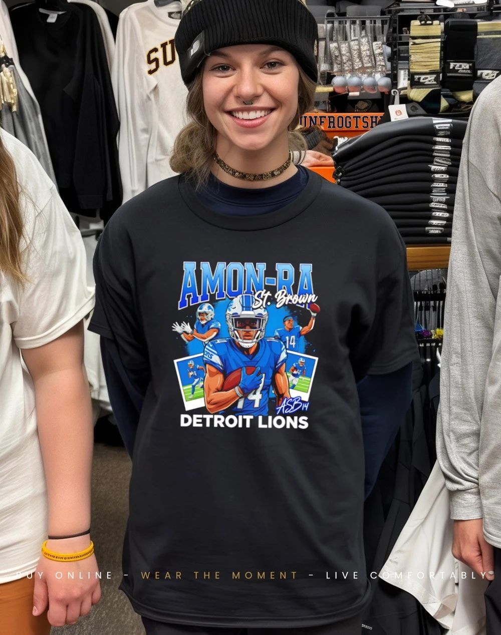 Amon-Ra St. Brown Detroit Lions Vintage Bootleg shirt