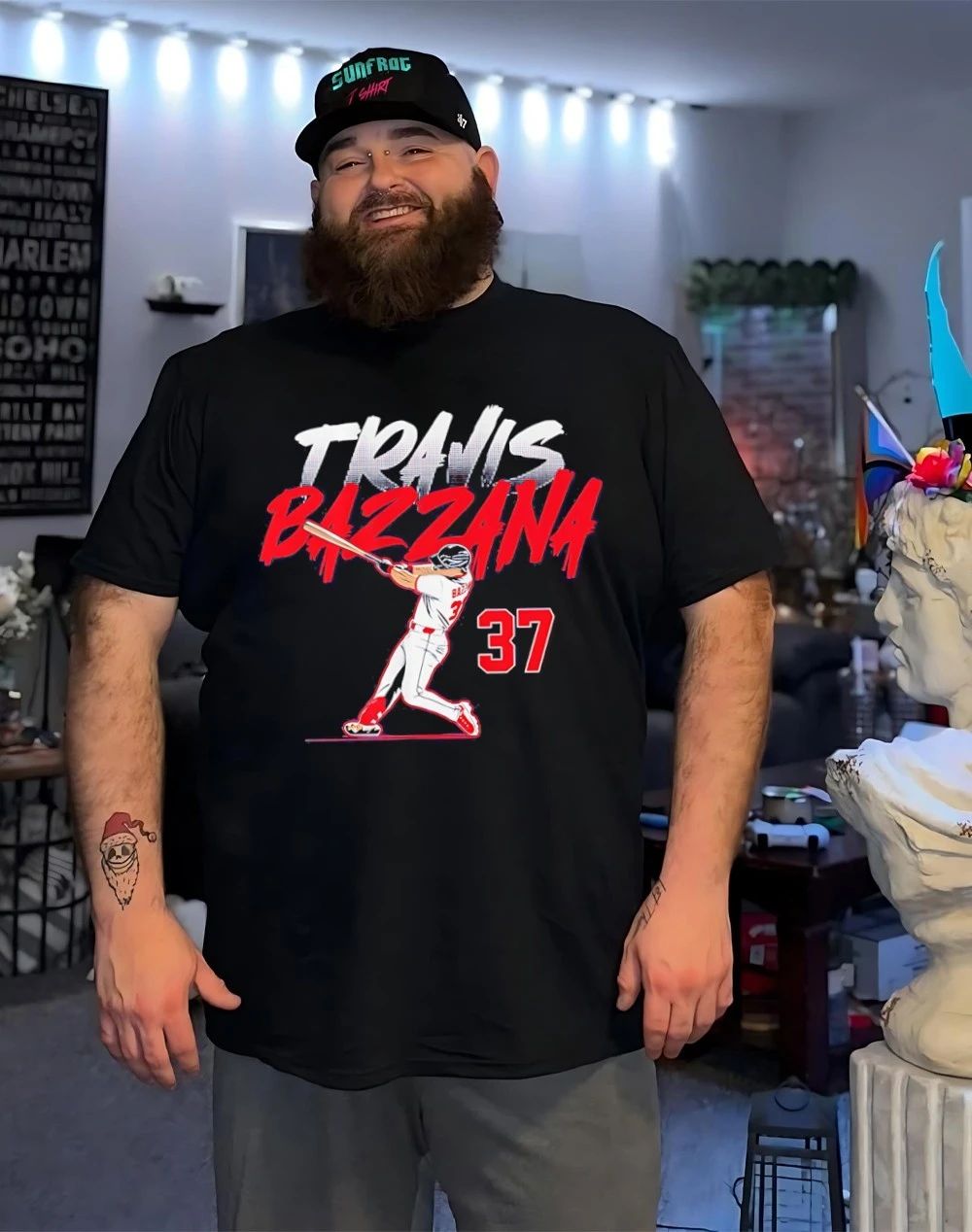 Travis Bazzana Cleveland Guardians Slugger Swing Number shirt