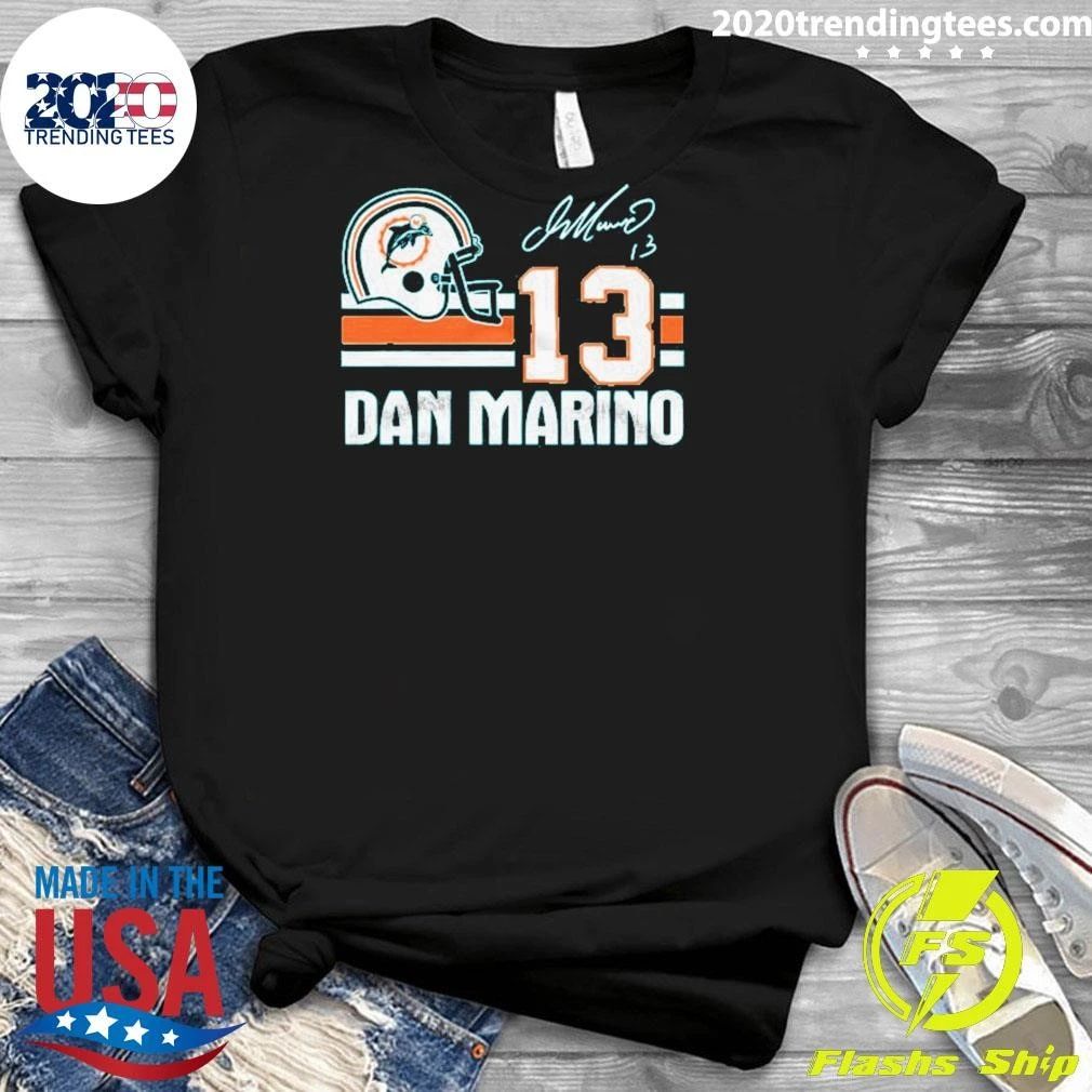 Dan Marino Miami Dolphins Homage Youth Remix Signature Shirt