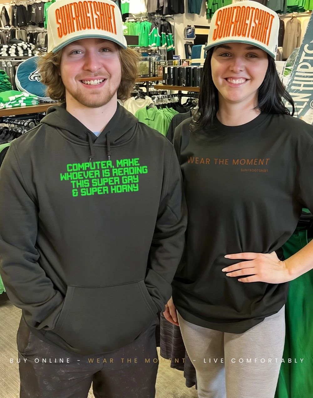 Computer make whoever is reading this super gay and super horny shirt