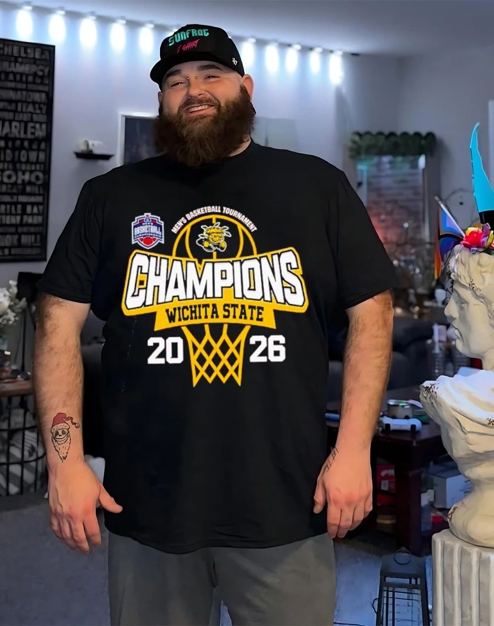 Wichita State Shockers 2026 American Conference Men’s Basketball Tournament Champions Shirt
