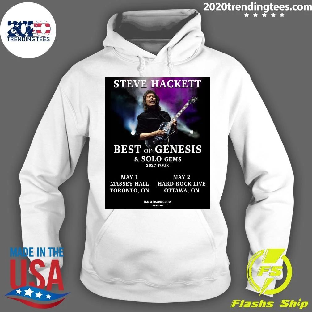 Steve Hackett’s Best Of Genesis & Solo Gems Tour comes to Toronto and Ottawa May 1-2, 2027 Shirt