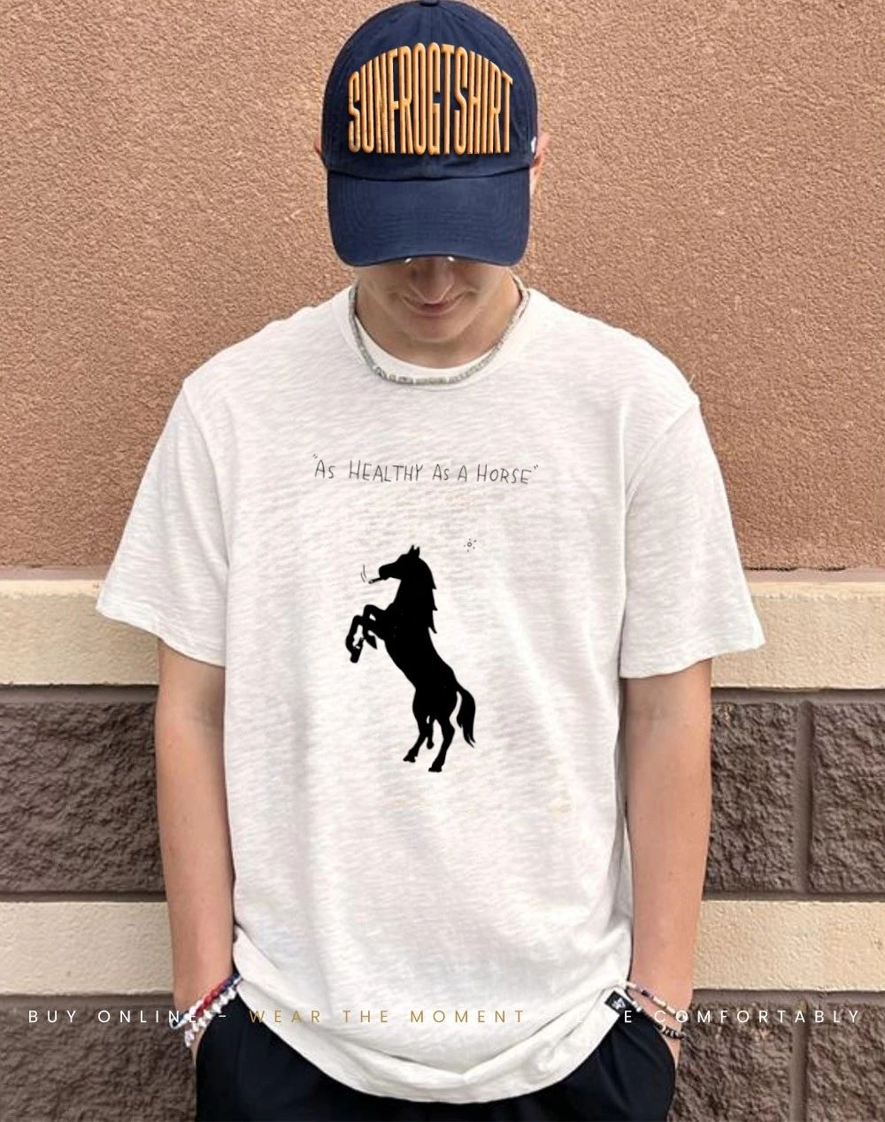 Healthy as a horse paint shirt