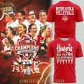 Nebraska Cornhuskers Back to Back to Back Champions 2025 Shirt