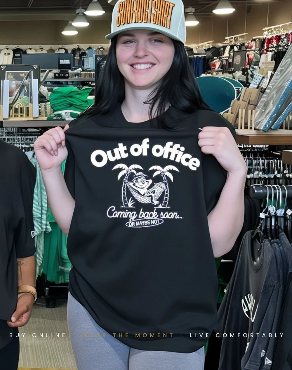 Monkey out of office coming back soon or maybe not shirt
