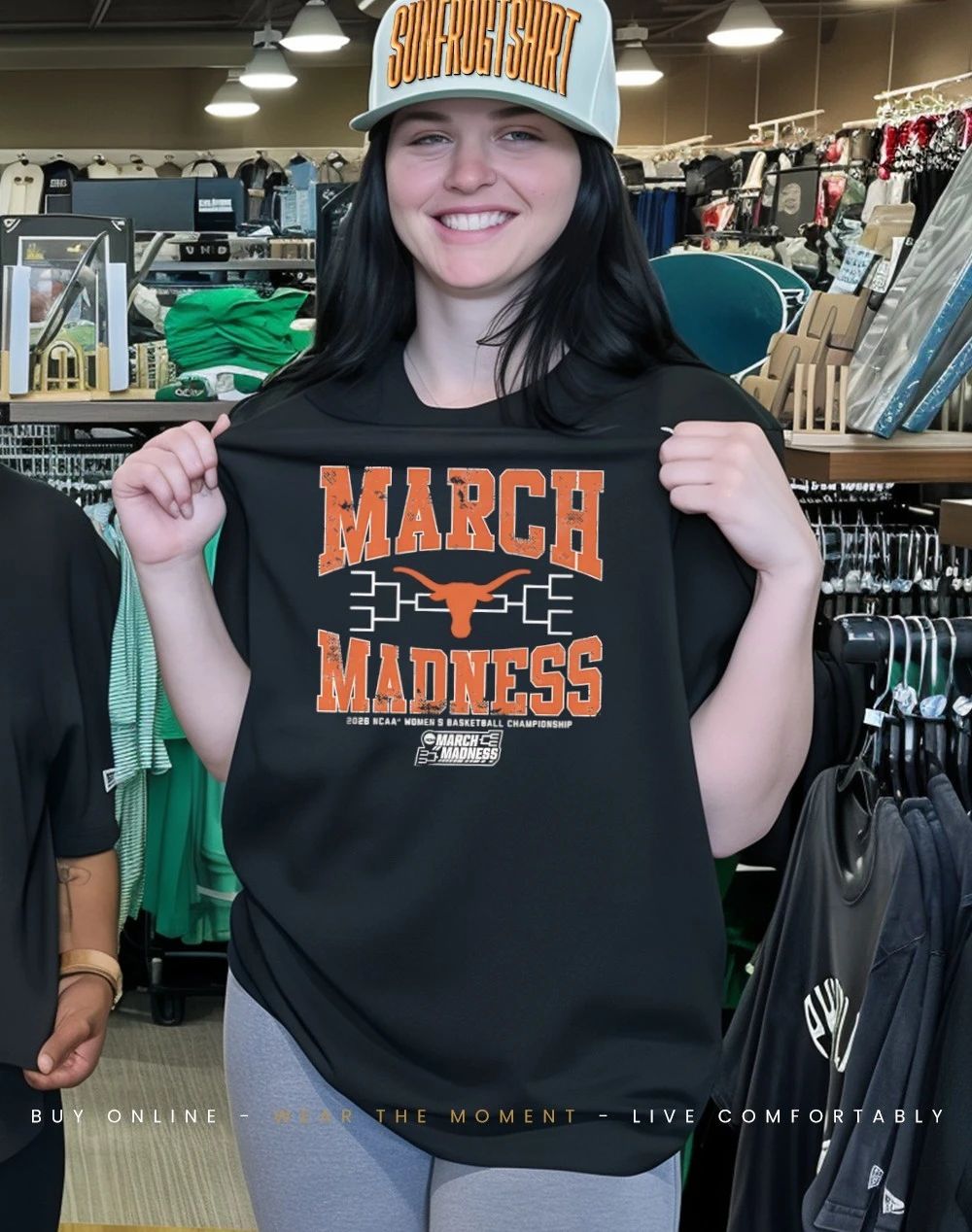 Texas Longhorns WBB 2026 March Madness logo shirt