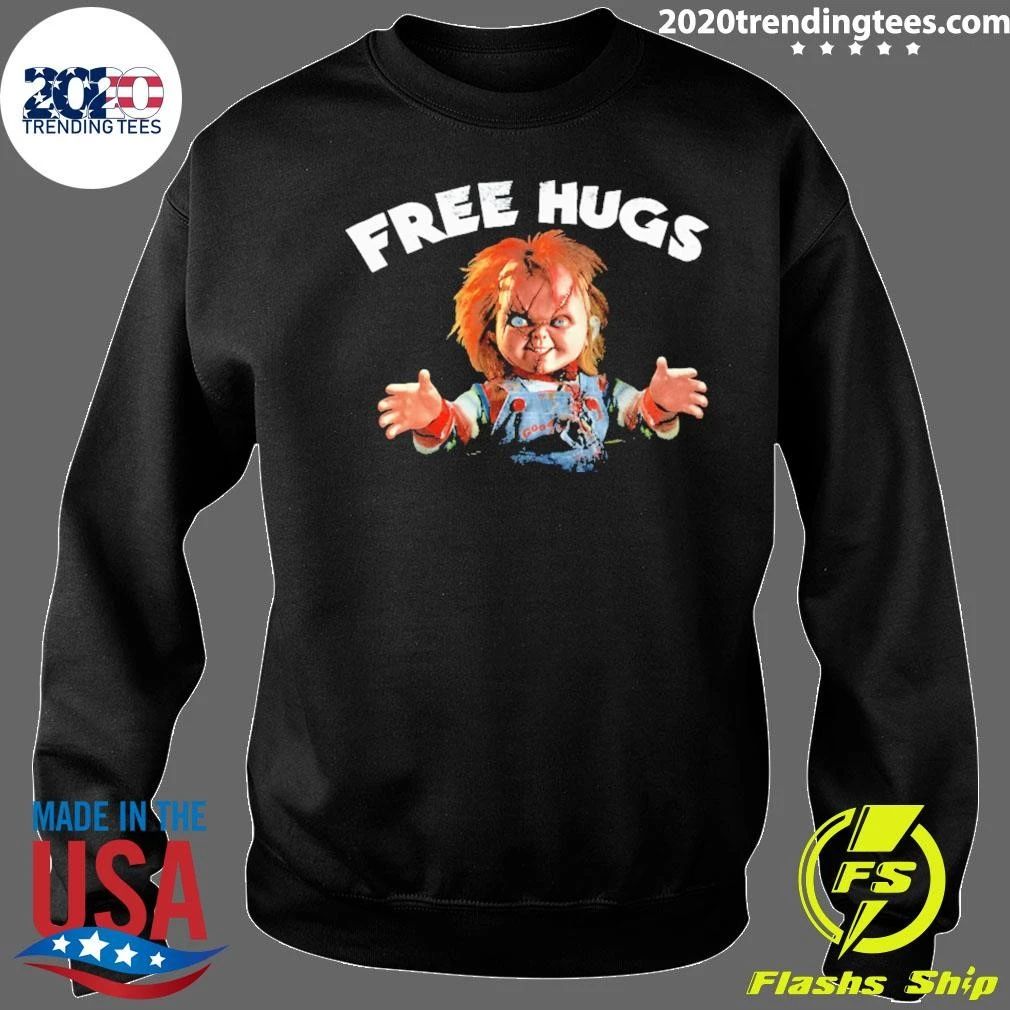 Chucky Free Hugs Horror Movie Tee Shirt