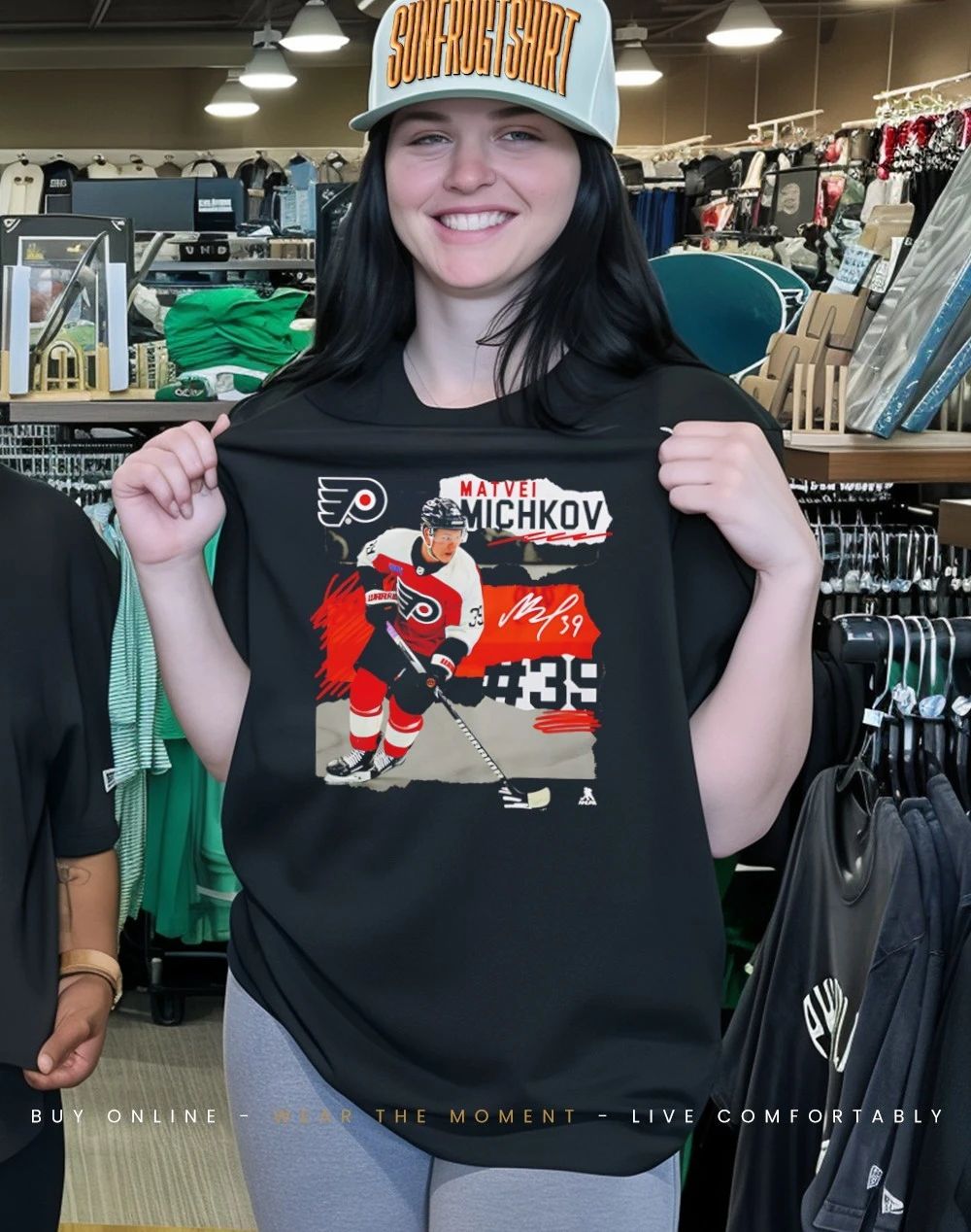 Philadelphia Flyers Matvei Michkov Fresh Ice signature shirt