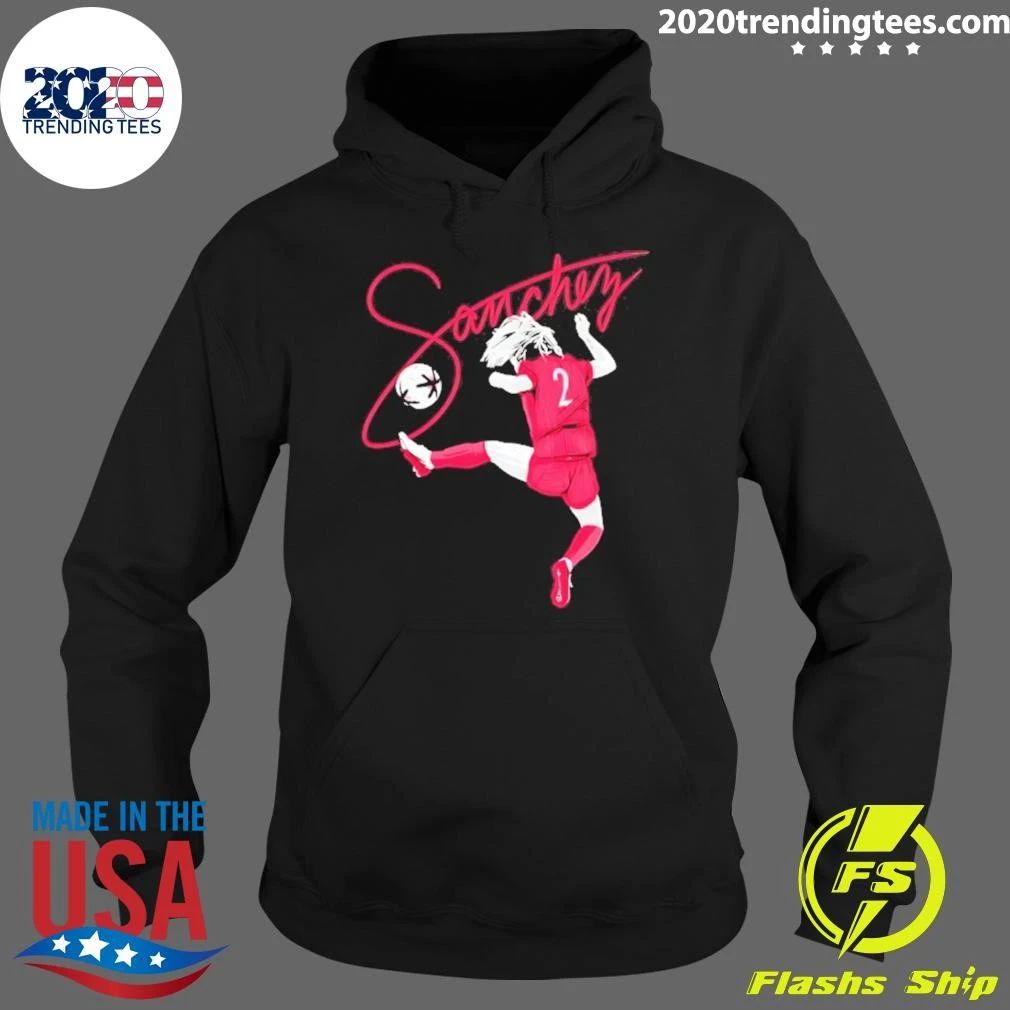 Ashley Sanchez North Carolina Courage Silhouette Signature Shirt