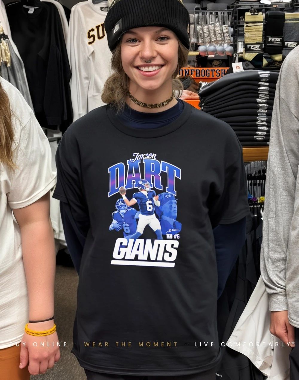 New York Giants Jaxson Dart Triple Pic shirt