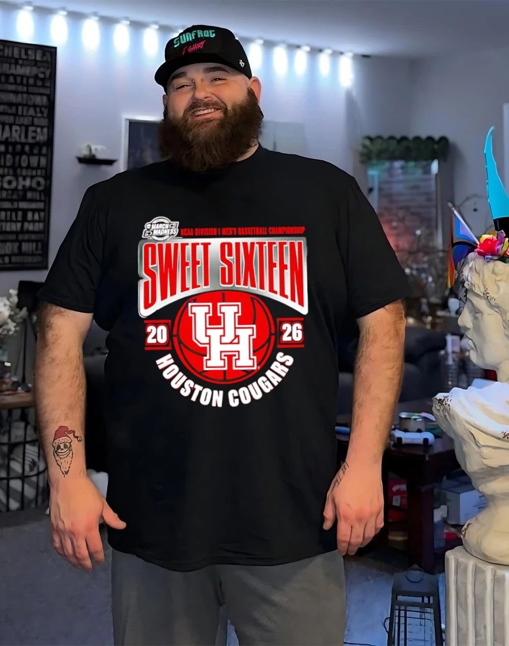 Houston Cougars Men’s Basketball 2026 March Madness Sweet 16 shirt