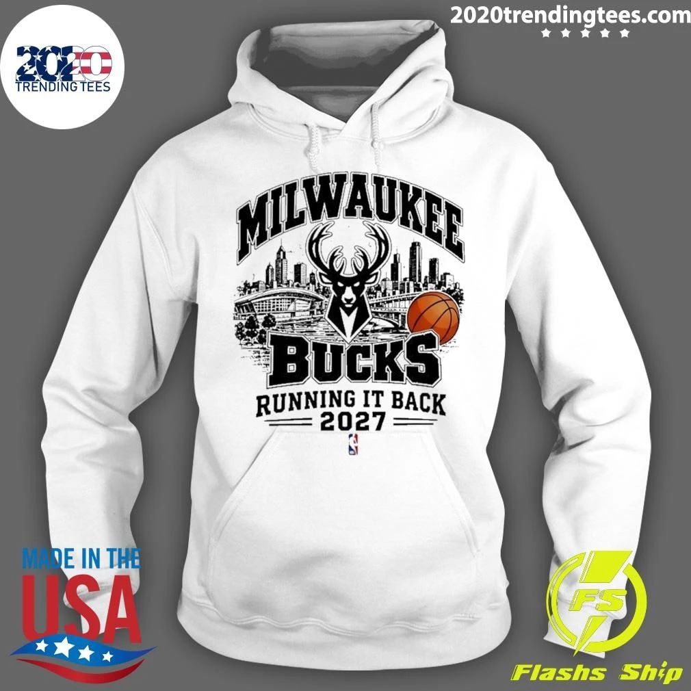 Milwaukee Bucks Basketball Running It Back 2027 Nba Shirt