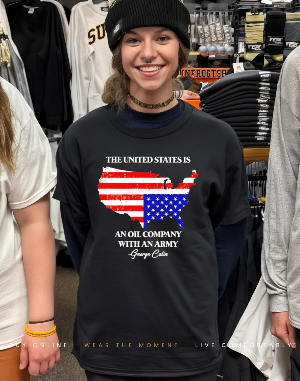 The United States is an oil company with an army George Calin shirt