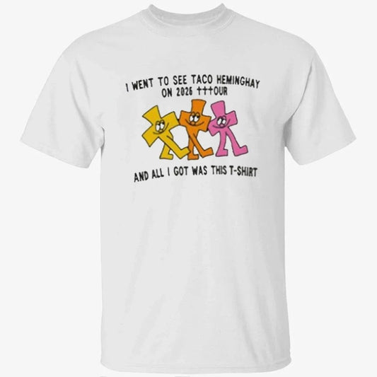 Taco Hemingway TRZY I DO DOMU 2026 TTTOUR Shirt