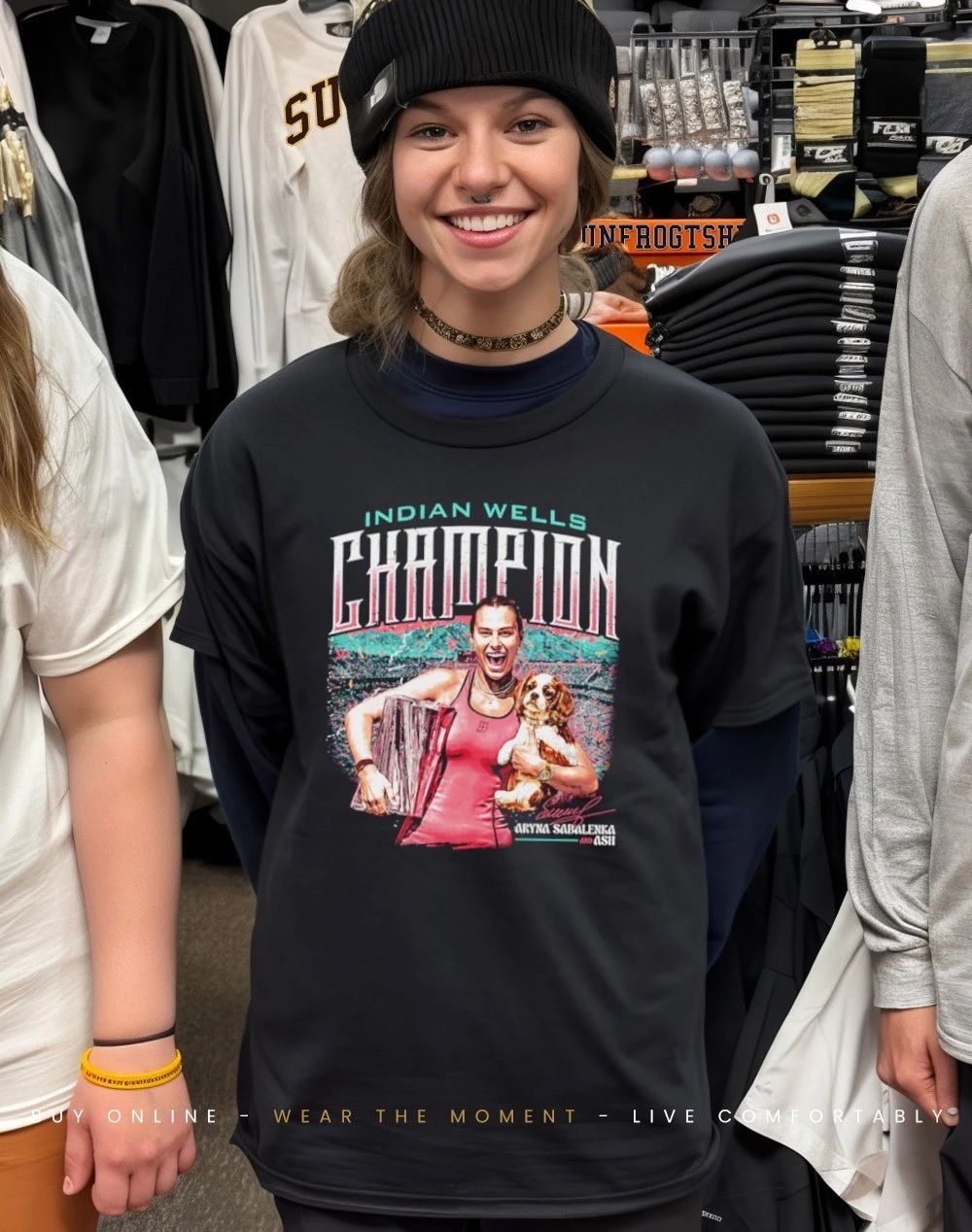 Aryna Sabalenka 2026 Indian Wells Champion graphic shirt