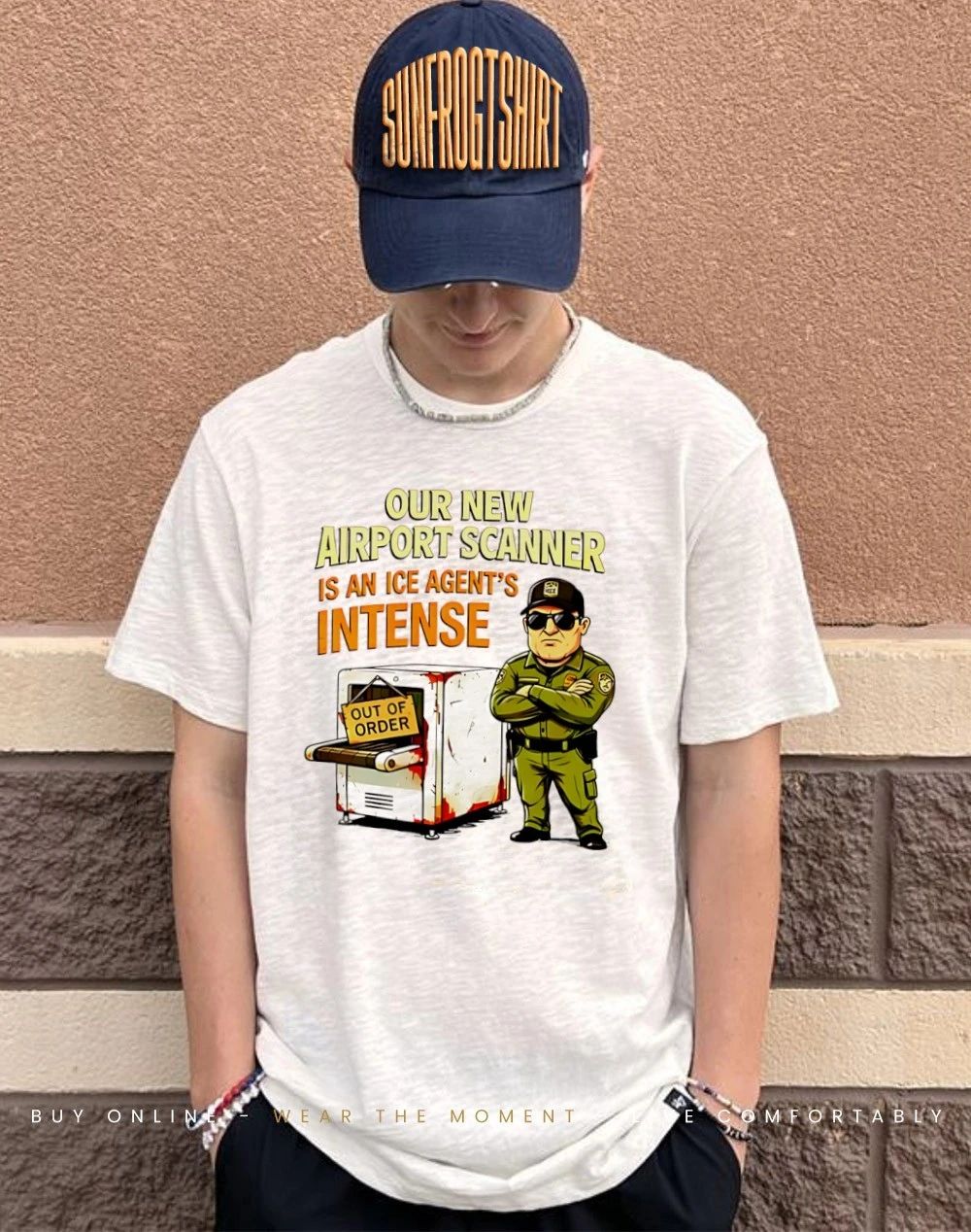 Our New Airport Scanner Is An ICE Agent’s Intense shirt