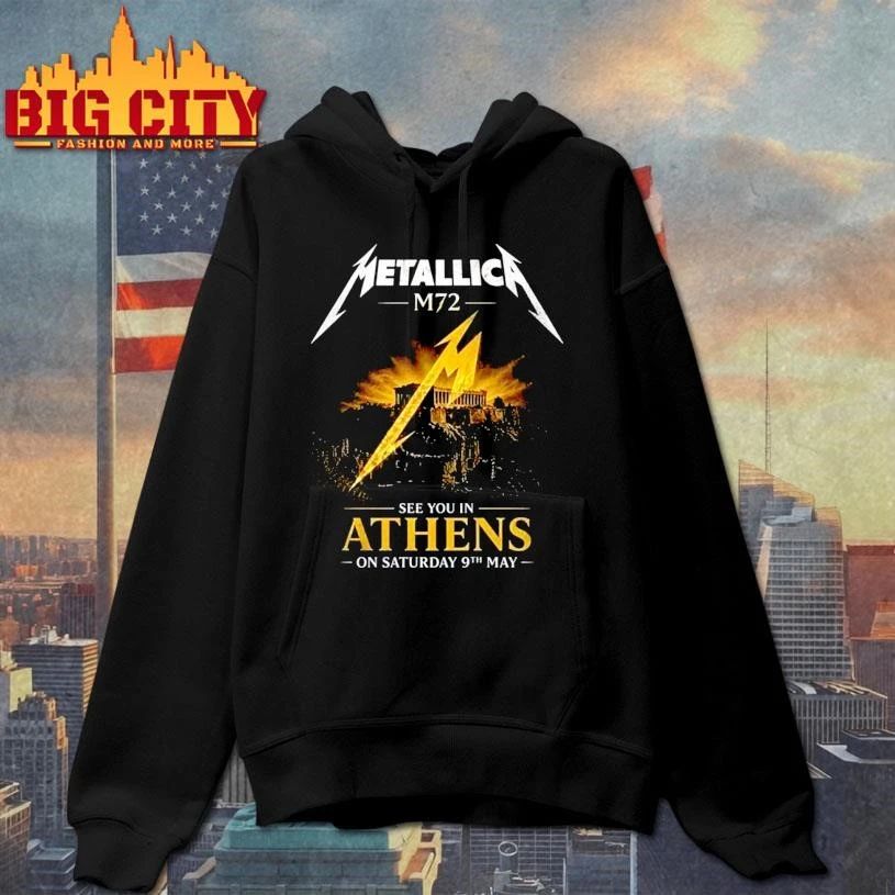 Metallica M72 Pop-up Shop See You In Athens On Saturday 9th May 2026 Shirt