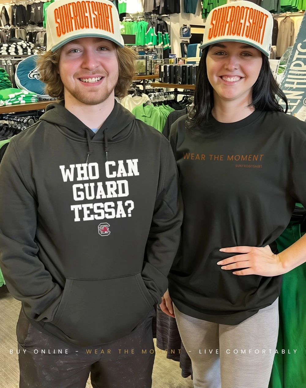 Tessa Johnson South Carolina Gamecocks Who can guard Tessa shirt