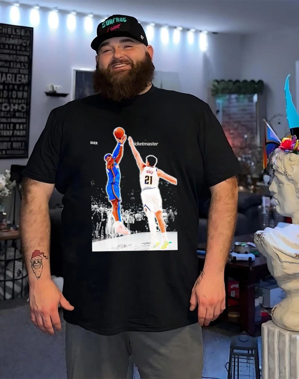 Shai Gilgeous-Alexander OKC Thunder vs Jones 21 graphic shirt