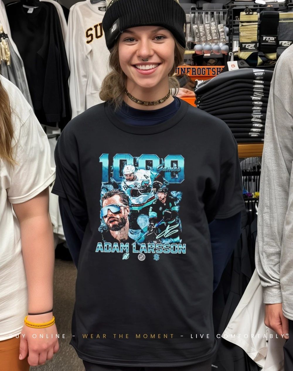 Kraken Larsson 1000 Games Adam Larsson Shirt