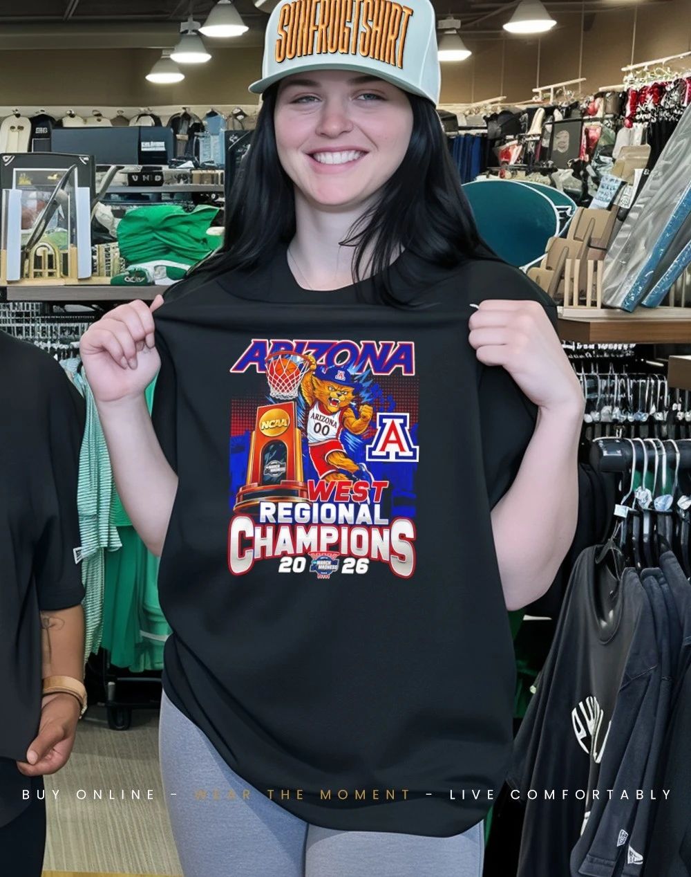 Arizona Wildcats 2026 West Regional Champions mascot shirt