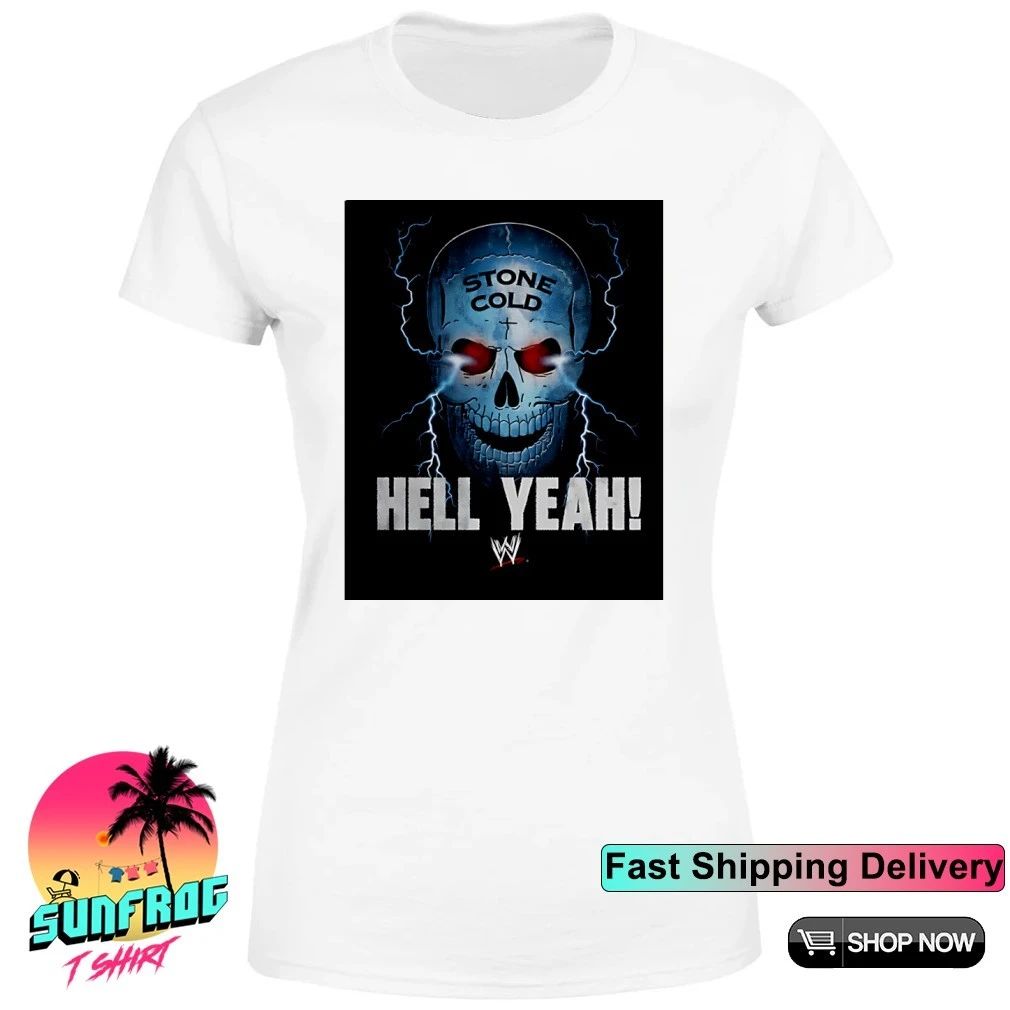 Stone Cold Steve Austin hell yeah skull shirt