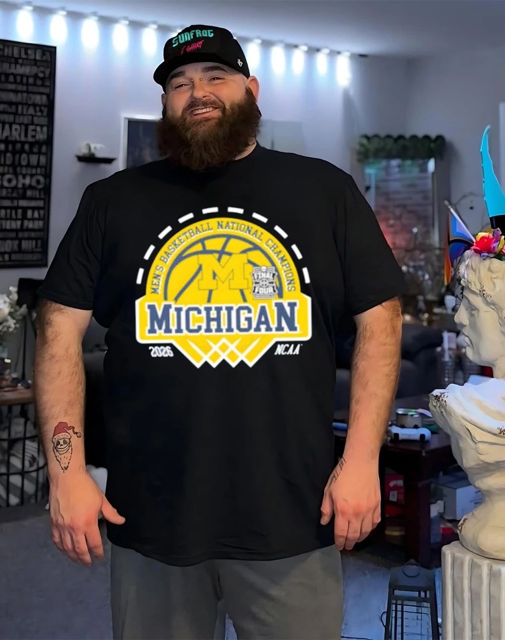 Michigan men’s Basketball National Champions March Madness logo shirt