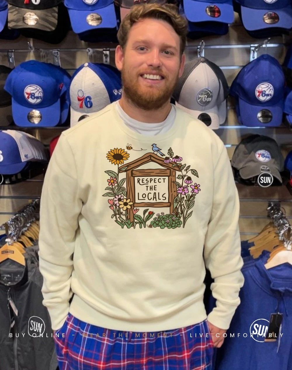 Flower plant pollinator respect the locals shirt