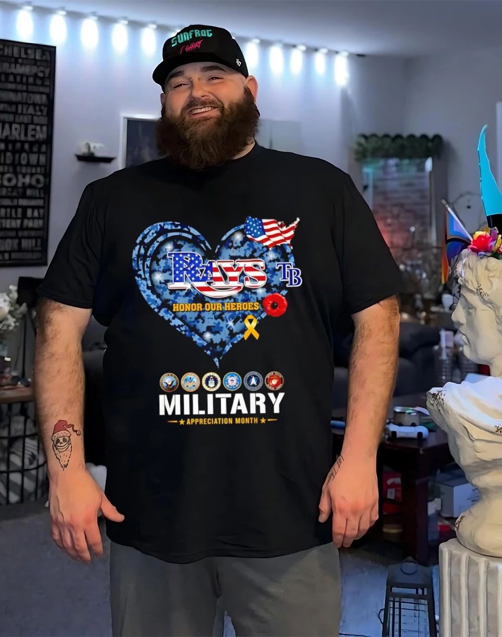 Tampa Bay Rays Honor Our Heroes Military Appreciation Month shirt