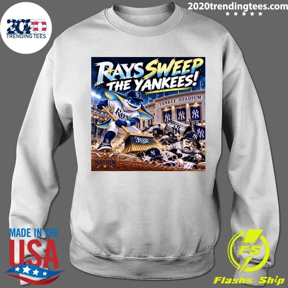 Rays Sweep The Yankees Yankee Stadium Houston Astros Nation T-shirt