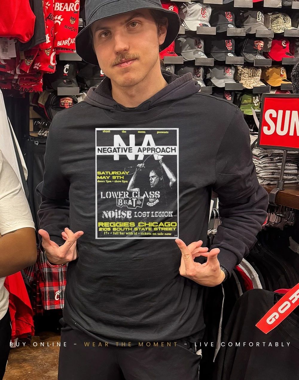 John Brannon Saturday May 9th 2026 Negative Approach shirt