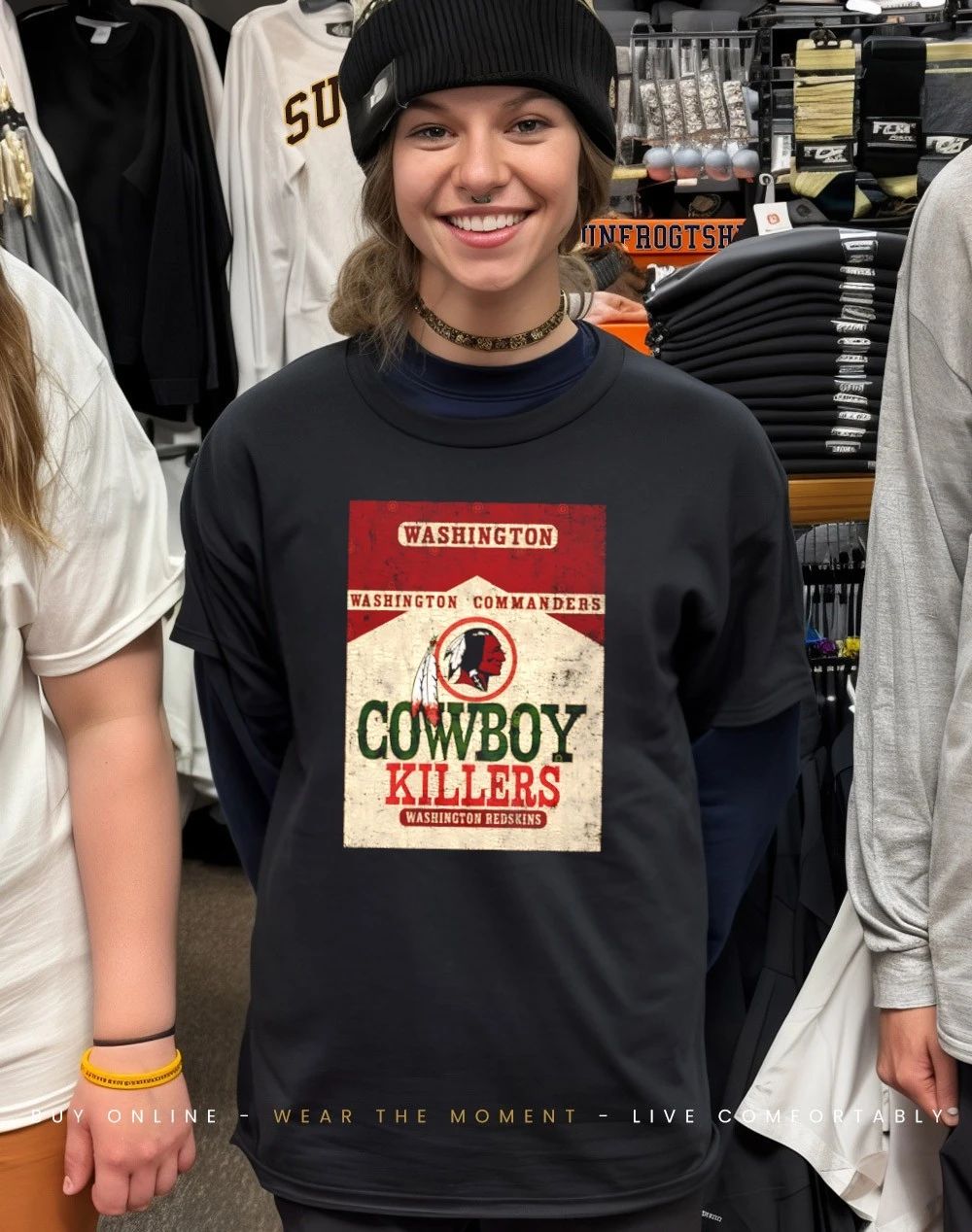 Washington Commanders Redskins Cowboy Killers shirt